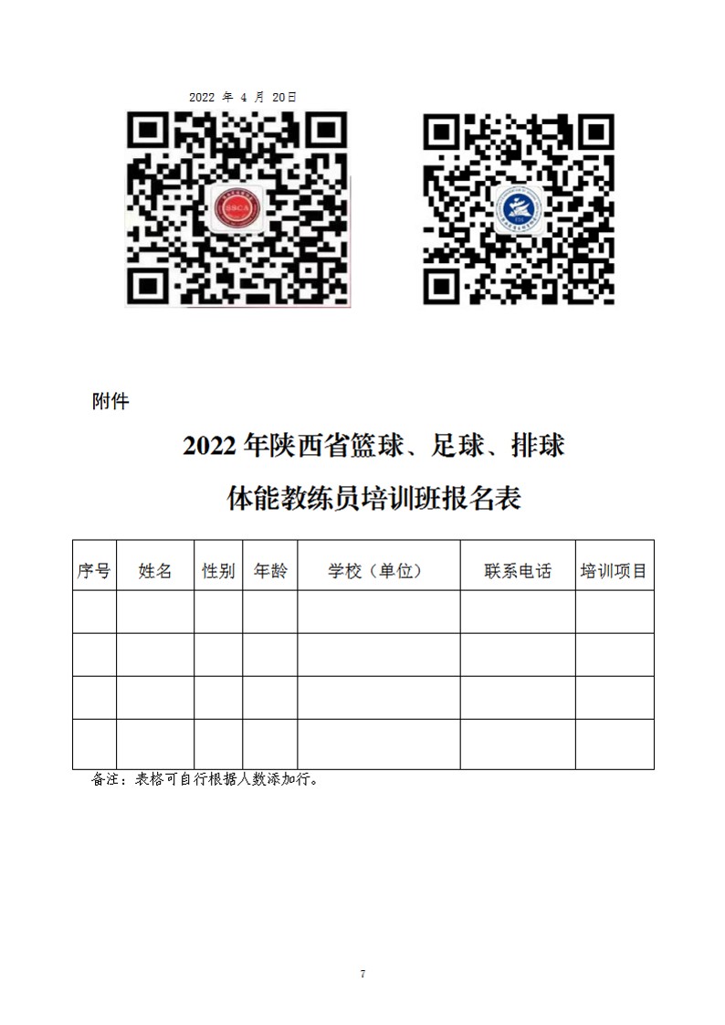 关于举办2022年陕西省篮球、足球、排球体能教练培训班的通知(1)_7